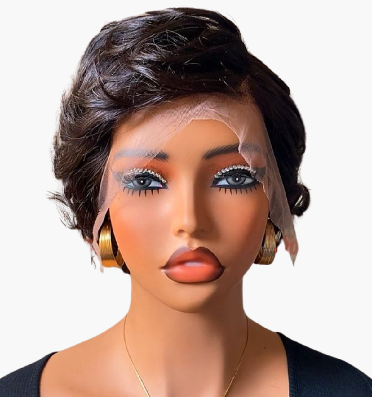 Vinia Chioma Luxe Pixie – Full Frontal 100% Human Hair Wig